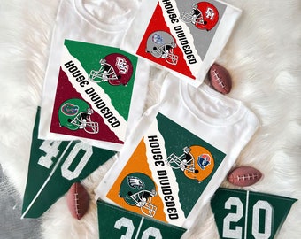 Personalized Adult Unisex House Divided Falg Shirt, Rivalry, It's Complicated, Custom Your Favorite Professional/College Sports Teams