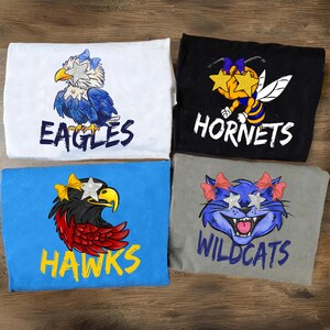 Custom Mascot Shirt: Preppy Game Day Team Spirit