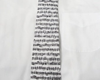 Music Notes Necktie