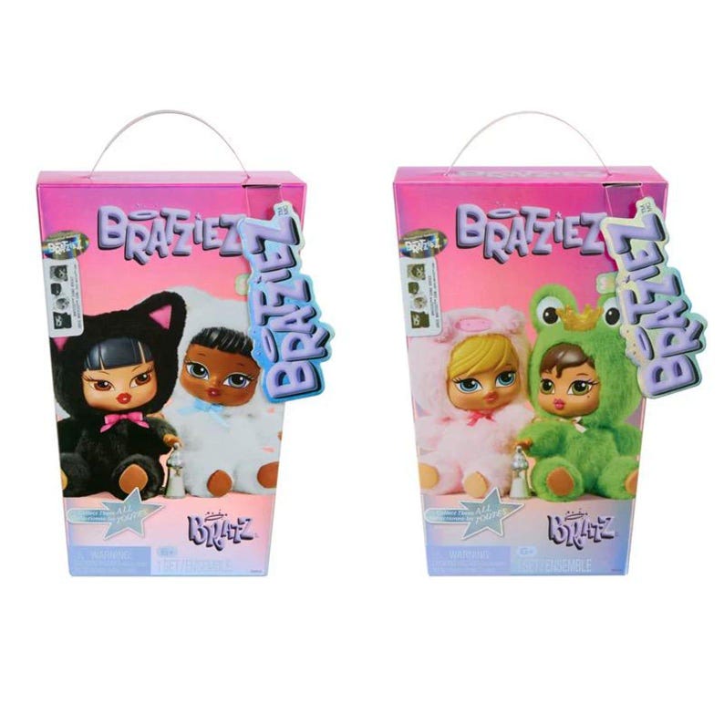Authentic Bratz Bratziez Iconz Series Blind Box Plush Keychain Collectible Toy