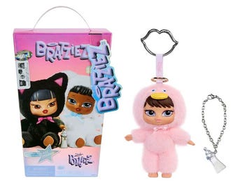 Authentic Bratz Bratziez Iconz Series Blind Box Plush Keychain Collectible Toy