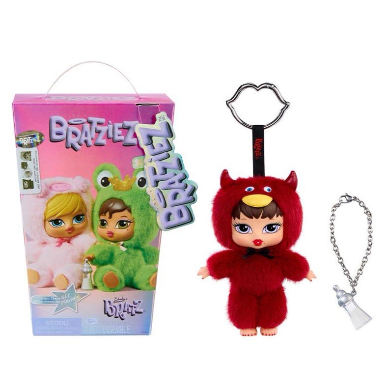 Authentic Bratz Bratziez Iconz Series Blind Box Plush Keychain Collectible Toy