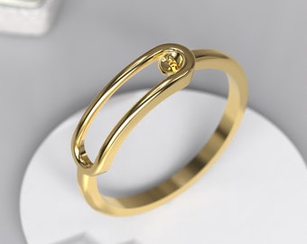 925 Sterling Silber Offene Rechteckform Ring, Rechteck Form Silberring, Alltägliche Silber Rechteckring, Hochzeitsfeier Verlobungsring