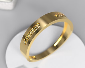Chain Ring - Chain Link Ring - Statement Ring - Dainty Ring - Minimalist Ring - Stacking Ring - Delicate Ring - Gold Ring