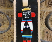 Luggage Tag with Kachina Doll
