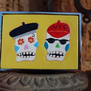 Day of the Dead Belt Buckle