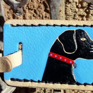 Luggage Tag with Black Lab