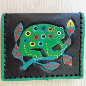 Mola Frog leather ID Case