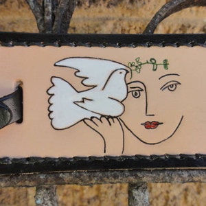 Luggage Tag with Picasso Drawing