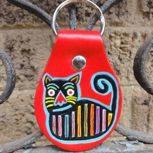Key Fob with Mola Cat