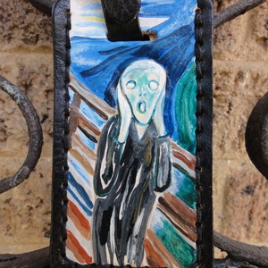 Luggage Tag with The Scream