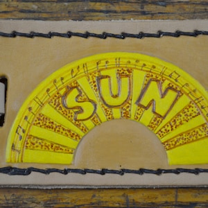 Luggage Tag with Sun Record Label