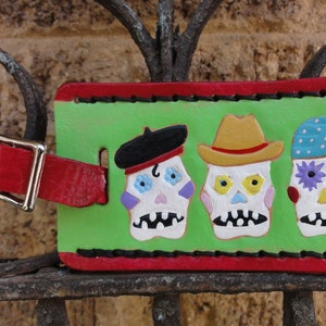 Luggage Tag with Day of the Dead
