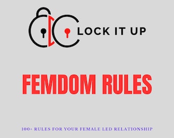Femdom Rules: 100+ Kinky Rules For Your Female Led Relationship (Instant Download PDF eBook)