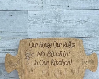 Kitchen Signs, Funny Kitchen Sign, Home Decor, Fun Kitchen Sayings, Home Wood Sign, Unique Wood Picture, Home Furnishing Decor, Wall Decor