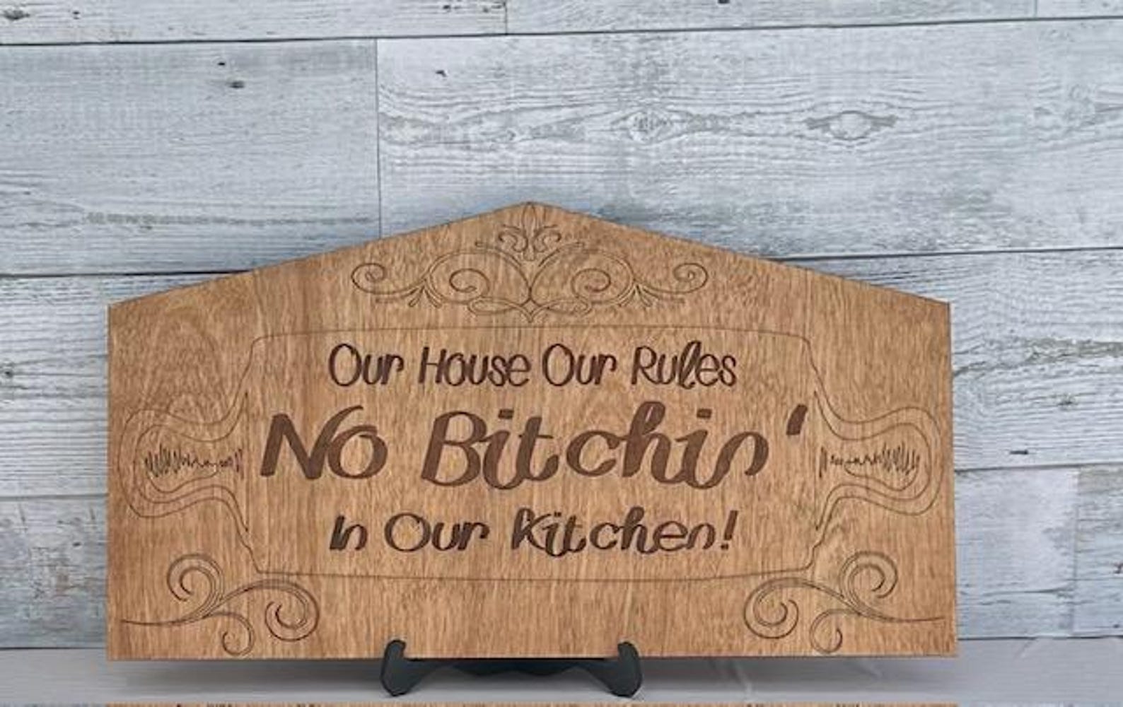 Personalised Wooden Kitchen Sign By Potting Shed Designs