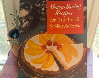 Vintage Retro Antique 1940s Cookbook Pamphlet by Mary Lee Taylor for Money Saving Recipes - Promo PET Milk Pamphlet