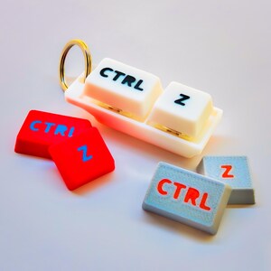 ONgedaan maken Gen2 | Startpakket | De Ctrl + Z Tactile Fidget Switch-sleutelhanger Cadeau voor techliefhebbers