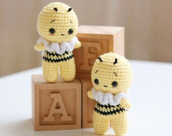 Little Bee  Amigurumi English Crochet Pattern (PDF)