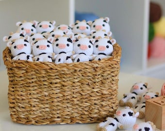 Little Cow Amigurumi English Crochet Pattern (PDF)