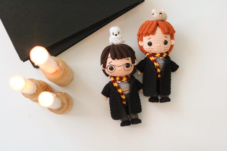 Wizard Crochet Pattern Bundle: Amigurumi Wizard Girl, Boy, Elf (PDF ...
