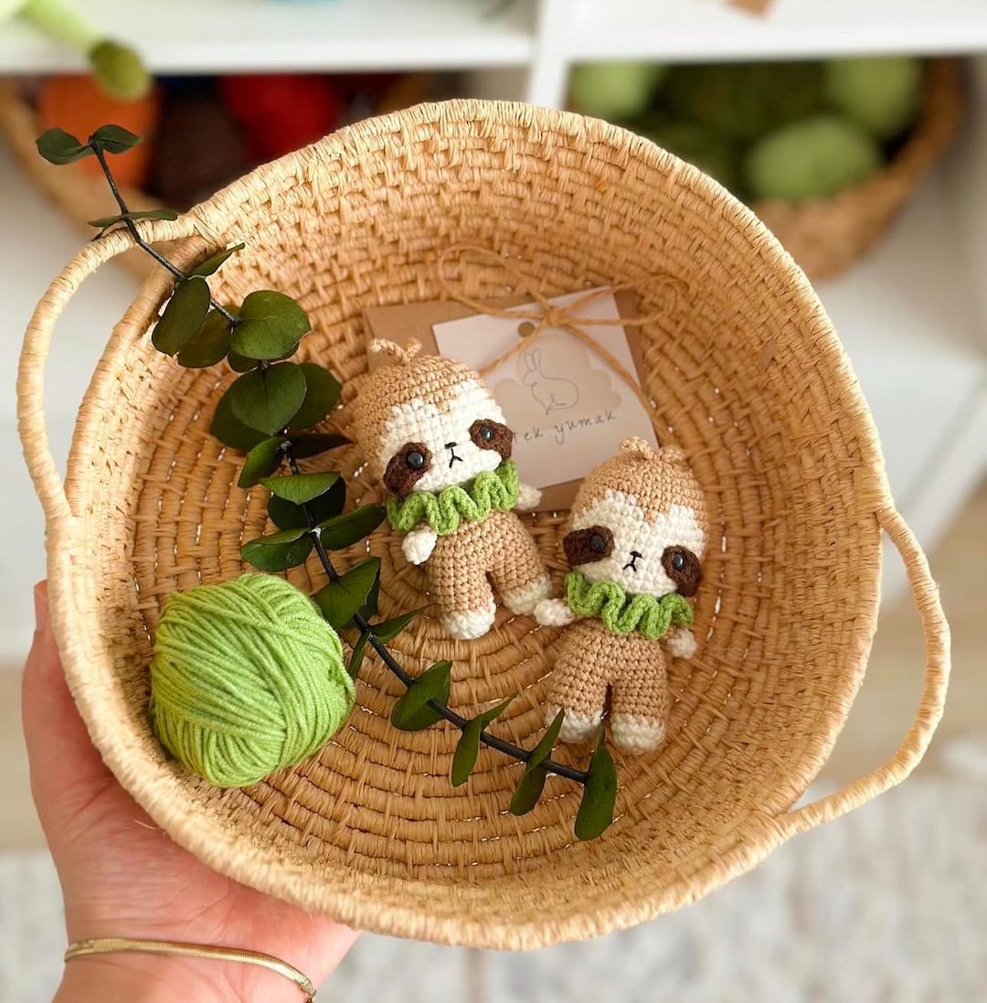 Little Sloth Amigurumi English Crochet Pattern (PDF) - Etsy