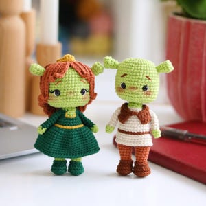 Patrón de crochet para muñeca Fiona en PDF Amigurumi en inglés