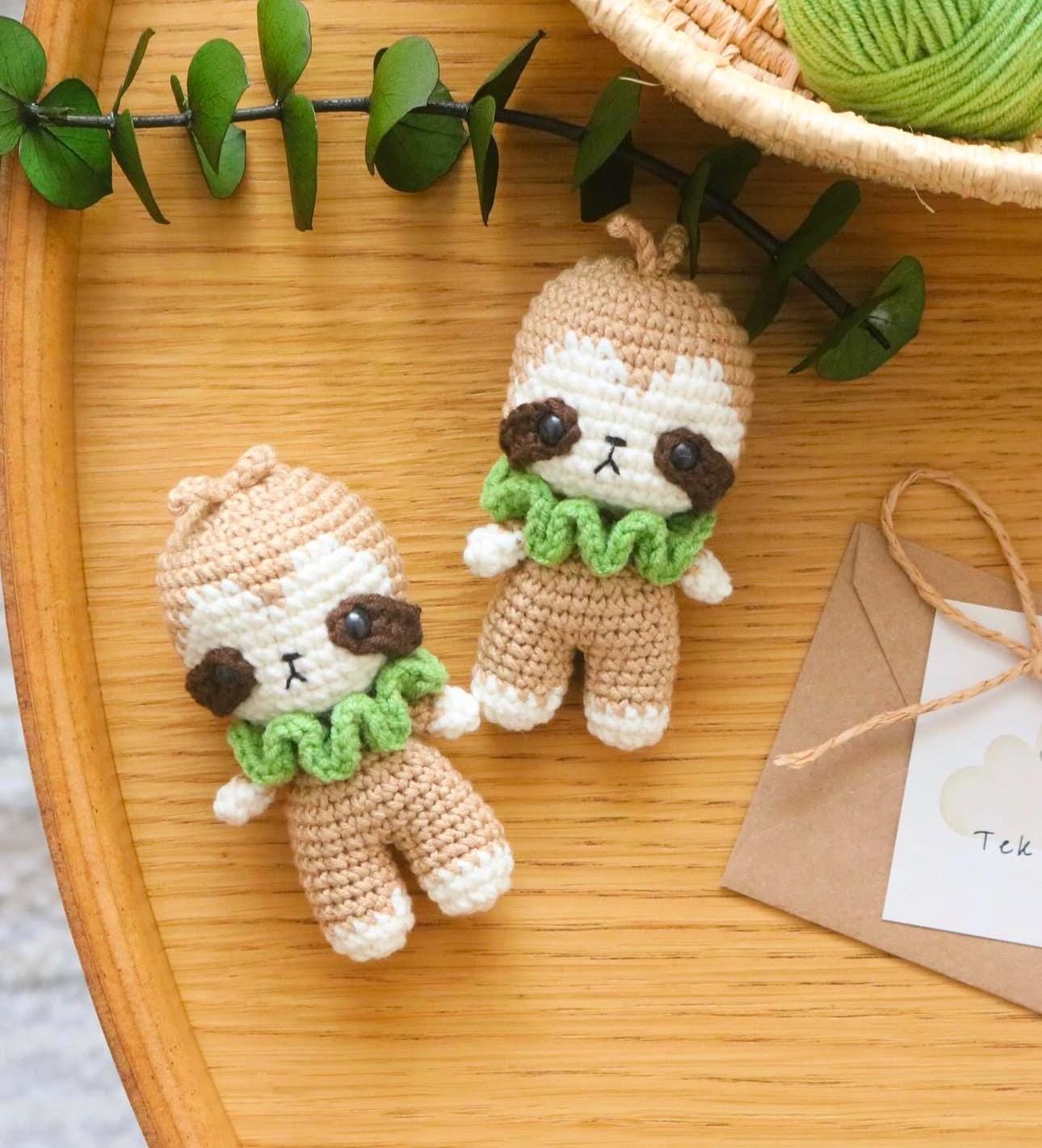Little Sloth Amigurumi English Crochet Pattern (PDF) - Etsy
