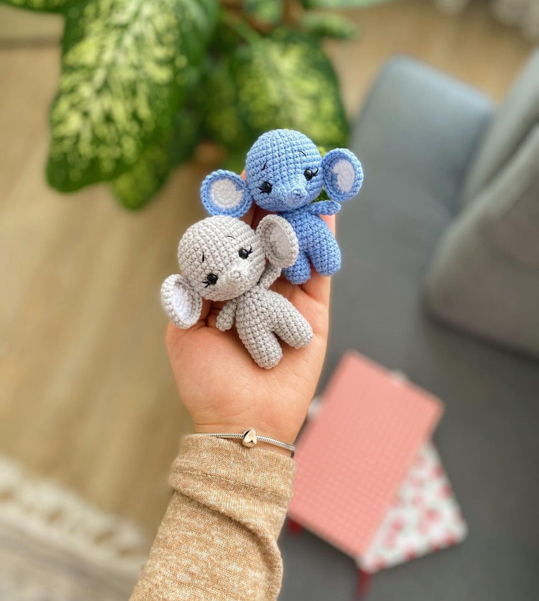 Little Elephant Amigurumi English Crochet Pattern (PDF) - Etsy