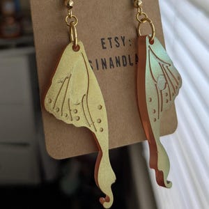 Butterfly Wing Color Changing Earrings
