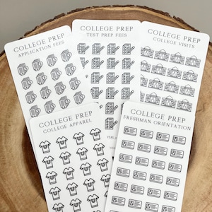 College Prep Savings Challenge Trackers | A6 Laminated Cash Tracker | Laminated Cardstock or Vellum | Cash Stuffing