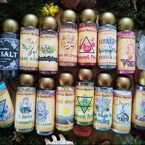 Witches Ritual Salts: Empowered Herbal Magic, Folk Spells