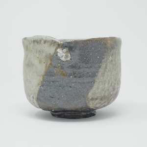 Wood Fired Chawan made from Wild South Carolina Stoneware Clay with a Shino Glaze