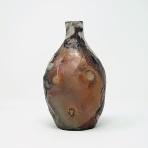 Wood Fired Stoneware Tokkuri Sake Pitcher