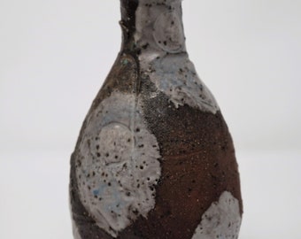 Anagama Wood Fired Choose Your Poison Stoneware Tokkuri Style Bottle