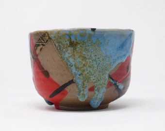 Wood Fired Stoneware Tea Bowl