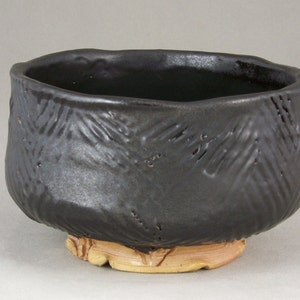 Bol à thé noir Chawan de Shino