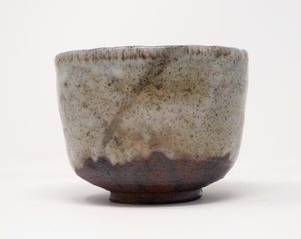 Holz gebrannte Shino Teeschale für Matcha