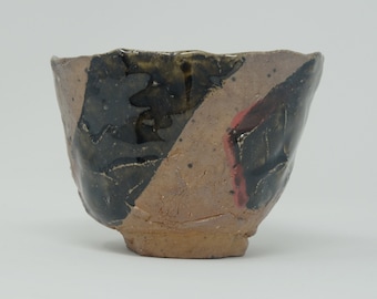 Wood Fired Stoneware Guinomi Cup