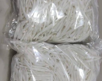 Dentalium Shell Smooth White Tusk Shell 1.5-2" Choose 1oz, 4oz, 8oz