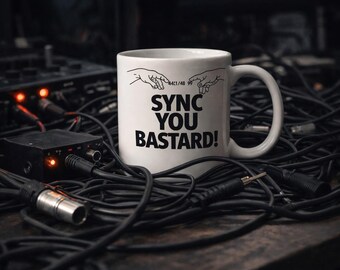 SYNKRONISERA DIN JÄVLING! Studiomugg – Word Clock Dropout Humor för musiker och ljudtekniker