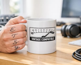 VU Meter Mug for Producers & Audio Nerds