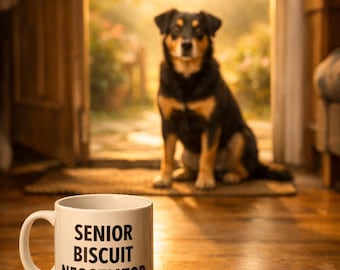 Senior Biscuit Negotiator Mug — For the True Specialist at Home