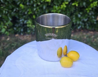 Modern WMF Cromargan Stainless Steel Ice Bucket, Baileys Irish Cream Anniversary Ice Bucket, Baileys Commemorative Edition Barware