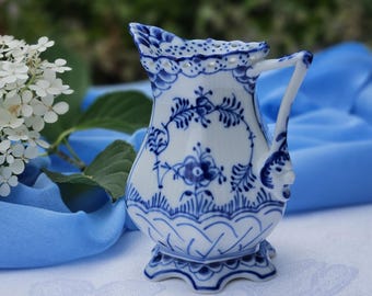 Royal Copenhagen Blue Fluted Full Lace Teapot #1030 – Gold Rims - Etsy