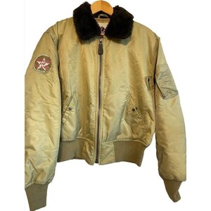 House Of Blues Bomber Jacket Coat Unisex S Beige Black Eagle Patch Big Easy Jazz