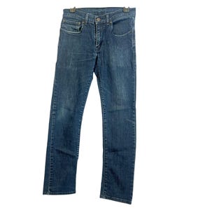 Levis 510 Skinny Fit Mens Denim Blue Jeans 16 Reg Sz 28x28&quot; Below Waist Stretch