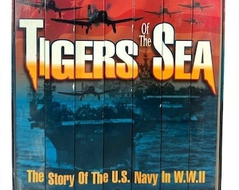 Tigers Of The Sea 7 VHS Set - U.S. Navy In WWII - 7 Hours Black & White