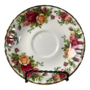 Royal Albert Old Country Roses Bone China Saucer Plate 6&quot; England Floral Design