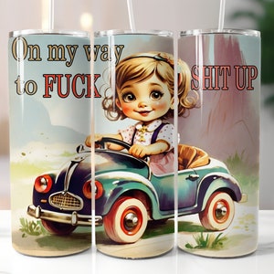 No meu caminho para foder tudo, copo de paródia e embrulho de caneca, copo engraçado png, envoltório de copo estilo vintage retrô, copo sarcástico e caneca png